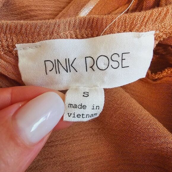 Tan one shoulder crop top - Picture 5 of 6